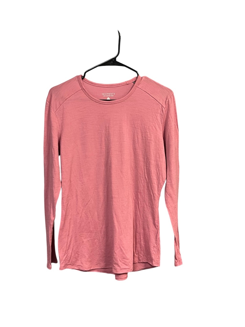 Segments Merino Wool Baselayer Pink Rose Long Sleeve Hiking Gorpcore Outdoor L